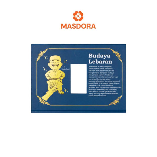 MASDORA 999.9 Gold Wafer Salam Lebaran Collection ~ Budaya Lebaran 0.25GM (EMAS 999.9/24K)