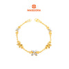 MASDORA 916 Gold Bracelet Rantai Tangan Emas ~ Duotone Star Anise (EMAS 916/22K)