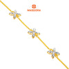MASDORA 916 Gold Bracelet Rantai Tangan Emas ~ Duotone Star Anise (EMAS 916/22K)