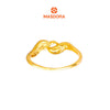 MASDORA 916 Gold Ring Rings Cincin Emas ~ Duotone Triple Loom (EMAS 916/22K)