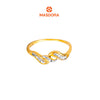 MASDORA 916 Gold Ring Rings Cincin Emas ~ Duotone Triple Loom (EMAS 916/22K)