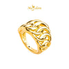 MASDORA 916 Gold Ring Rings Cincin Emas ~ HG Golden Plain Crescent (EMAS 916/22K)