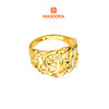 MASDORA 916 Gold Ring Rings Cincin Emas ~ HG Golden Crescent Cutting (EMAS 916/22K)