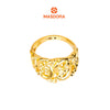 MASDORA 916 Gold Ring Rings Cincin Emas ~ HG Golden Crescent Cutting (EMAS 916/22K)