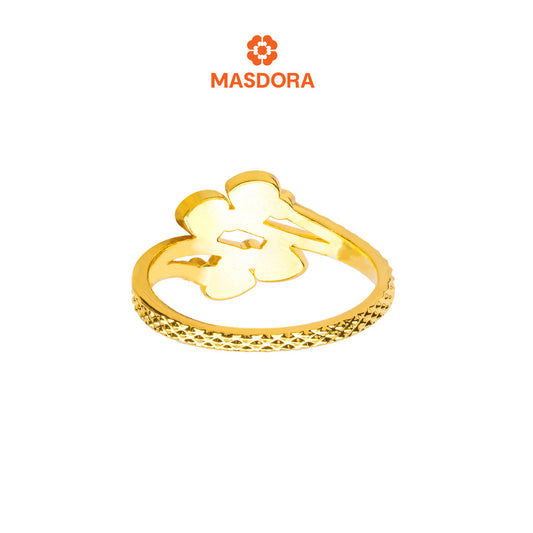 MASDORA 916 Gold Ring Rings Cincin Emas ~ HG Golden Strawberry Cutting (EMAS 916/22K)