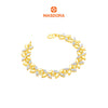MASDORA 916 Gold Bracelet Rantai Tangan Emas ~ Duotone Marissa (EMAS 916/22K)