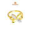 MASDORA 916 Gold Ring Rings Cincin Emas ~ Duotone Marissa (EMAS 916/22K)