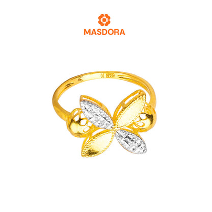 MASDORA 916 Gold Ring Rings Cincin Emas ~ Duotone Marissa (EMAS 916/22K)