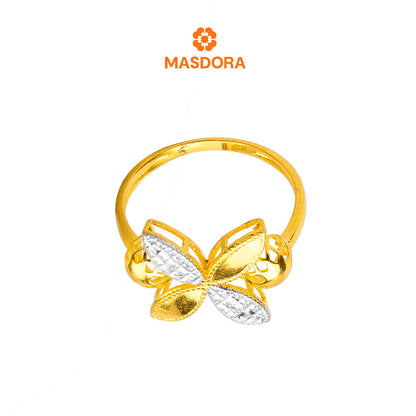 MASDORA 916 Gold Ring Rings Cincin Emas ~ Duotone Marissa (EMAS 916/22K)