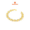 MASDORA 916 Gold Bracelet Rantai Tangan Emas ~ Duotone Marissa (EMAS 916/22K)
