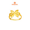 MASDORA 916 Gold Ring Rings Cincin Emas ~ Duotone Marissa (EMAS 916/22K)