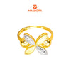 MASDORA 916 Gold Ring Rings Cincin Emas ~ Duotone Marissa (EMAS 916/22K)