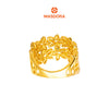 MASDORA 916 Gold Ring Rings Cincin Emas ~ Tritone Charming Flower (EMAS 916/22K)