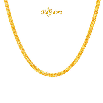 MASDORA 916 Gold Necklace Rantai Leher Emas ~ (EMAS 916/22K)