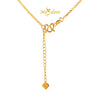 MASDORA 999 Gold Necklace Rantai Leher Emas ~ Glorious Rose (EMAS 999/24K)