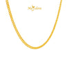 MASDORA 916 Gold Necklace Rantai Leher Emas ~ Gajah Licin (2mm) (EMAS 916/22K)