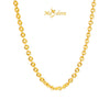 MASDORA 916 Gold Necklace Rantai Leher Emas ~ Shining Sauh (EMAS 916/22K)