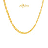 MASDORA 916 Gold Necklace Rantai Leher Emas ~ Gajah Licin (2mm) (EMAS 916/22K)