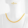 MASDORA 916 Gold Necklace Rantai Leher Emas ~ Gajah Licin (2mm) (EMAS 916/22K)