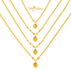 MASDORA 916 Gold Necklace Rantai Leher Emas ~ Shining Sauh Edition (EMAS 916/22K)