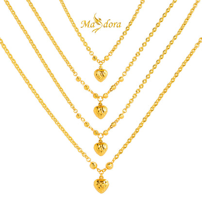 MASDORA 916 Gold Necklace Rantai Leher Emas ~ Shining Sauh Edition (EMAS 916/22K)
