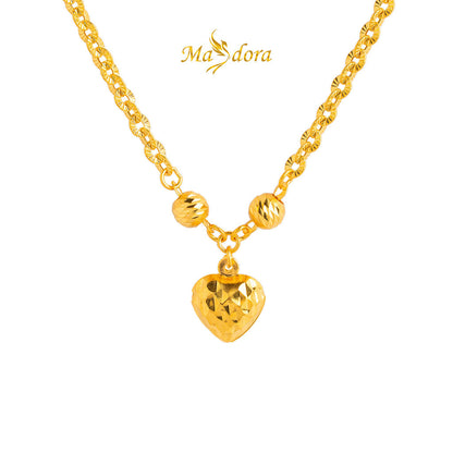 MASDORA 916 Gold Necklace Rantai Leher Emas ~ Shining Sauh Edition (EMAS 916/22K)