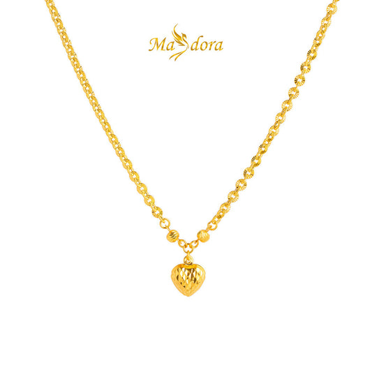 MASDORA 916 Gold Necklace Rantai Leher Emas ~ Shining Sauh Edition (EMAS 916/22K)