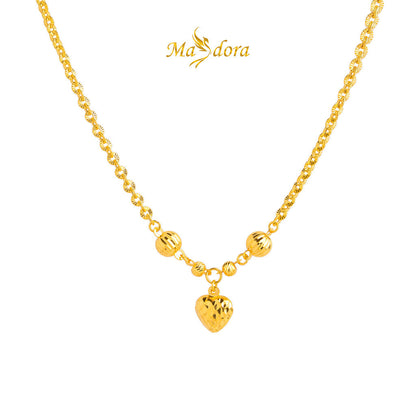 MASDORA 916 Gold Necklace Rantai Leher Emas ~ Shining Sauh Edition (EMAS 916/22K)