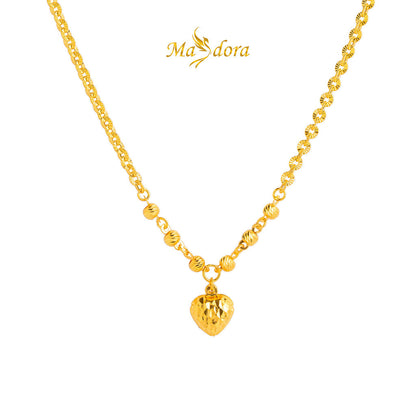 MASDORA 916 Gold Necklace Rantai Leher Emas ~ Shining Sauh Edition (EMAS 916/22K)