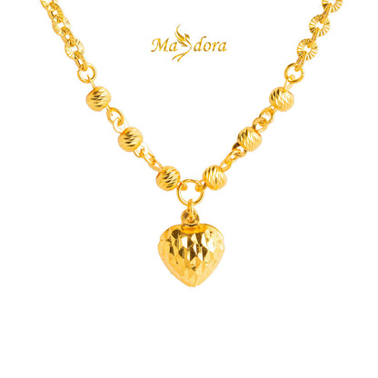 MASDORA 916 Gold Necklace Rantai Leher Emas ~ Shining Sauh Edition (EMAS 916/22K)