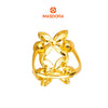 MASDORA 916 Gold Ring Rings Cincin Emas ~ Duotone Double Marissa (EMAS 916/22K)