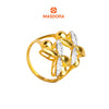 MASDORA 916 Gold Ring Rings Cincin Emas ~ Duotone Double Marissa (EMAS 916/22K)