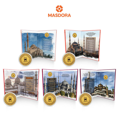 MASDORA 999.9 Gold Wafer | Surah Collection ~ Series 1 (1/20 DINAR)