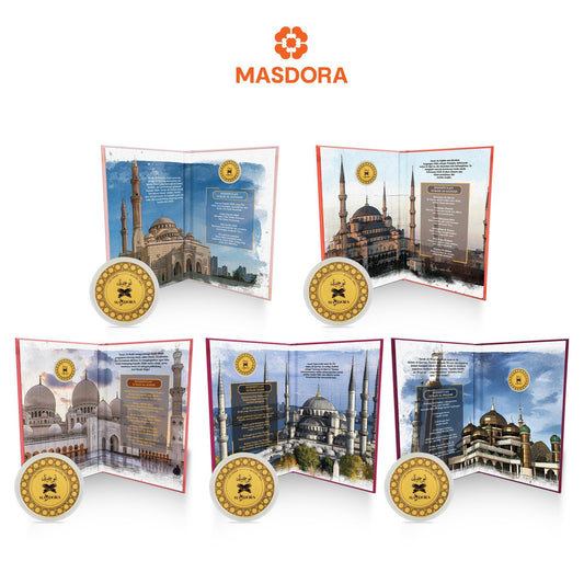 MASDORA 999.9 Gold Wafer | Surah Collection ~ Series 1 (1/20 DINAR)