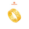 MASDORA 916 Gold Ring Rings Cincin Emas ~ HG Javanese Carved Band (EMAS 916/22K)