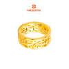 MASDORA 916 Gold Ring Rings Cincin Emas ~ HG Javanese Carved Band (EMAS 916/22K)