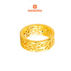 MASDORA 916 Gold Ring Rings Cincin Emas ~ HG Javanese Carved Band (EMAS 916/22K)