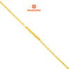 MASDORA 916 Gold Bracelet Rantai Tangan Emas ~ Golden Swirl Perlee (EMAS 916/22K)
