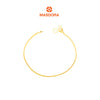 MASDORA 916 Gold Bracelet Rantai Tangan Emas ~ Starry Fox Chain (EMAS 916/22K)