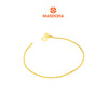 MASDORA 916 Gold Bracelet Rantai Tangan Emas ~ Starry Fox Chain (EMAS 916/22K)