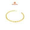 MASDORA 916 Gold Bracelet Rantai Tangan Emas ~ Golden Hollow Chain (EMAS 916/22K)
