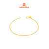 MASDORA 916 Gold Bracelet Rantai Tangan Emas ~ Starry Fox Chain (EMAS 916/22K)
