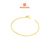 MASDORA 916 Gold Bracelet Rantai Tangan Emas ~ Starry Fox Chain (EMAS 916/22K)