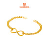 MASDORA 916 Gold Bracelet Rantai Tangan Emas ~ Double Sauh Infinity (EMAS 916/22K)