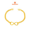 MASDORA 916 Gold Bracelet Rantai Tangan Emas ~ Double Sauh Infinity (EMAS 916/22K)