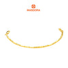 MASDORA 916 Gold Bracelet Rantai Tangan Emas ~ Golden Lined Cutting (EMAS 916/22K)