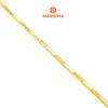 MASDORA 916 Gold Bracelet Rantai Tangan Emas ~ Golden Lined Cutting (EMAS 916/22K)