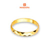 MASDORA 916 Gold Ring Rings Cincin Emas ~ CBR Minimalist Leena Band (EMAS 916/22K)