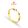 MASDORA 916 Gold Ring Rings Cincin Emas ~ CBR Minimalist Leena Band (EMAS 916/22K)