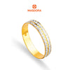 MASDORA 916 Gold Ring Rings Cincin Emas ~ CBR Duotone Double Cutting  (EMAS 916/22K)